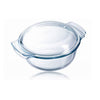 Casseruola in vetro con coperchio 1,4L rotonda
