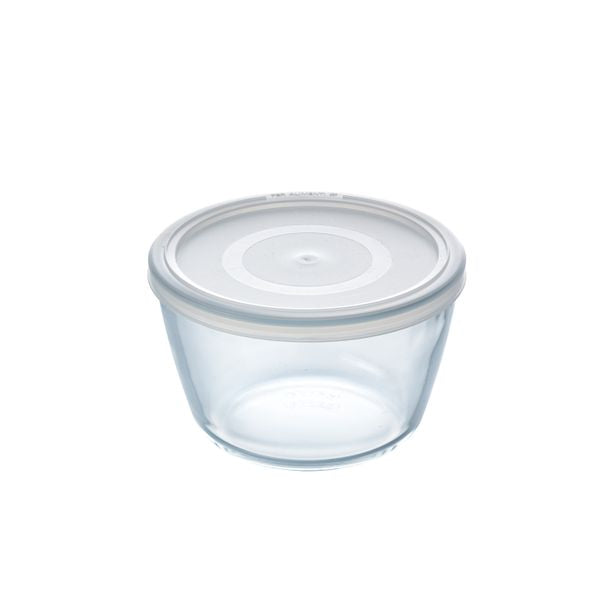 Cook & Freeze contenitore tondo in vetro extra resistente con coperchio in plastica 17cm